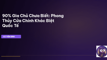 phong thủy cửa chính