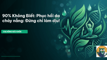 phục hồi da cháy nắng