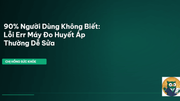 máy đo huyết áp lỗi err