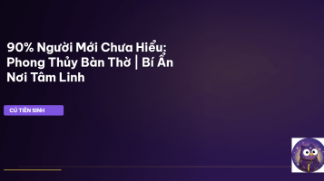 phong thủy bàn thờ