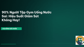 uống nước khi tập gym