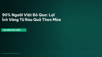 rau củ quả theo mùa