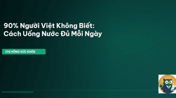 uống đủ nước