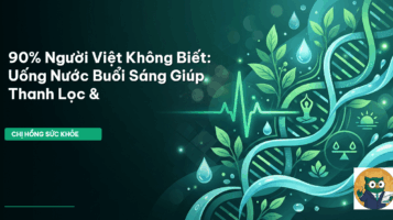 uống nước buổi sáng