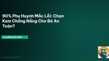kem chống nắng cho bé