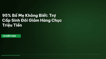 trợ cấp sinh đôi