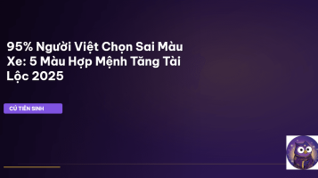 màu xe hợp mệnh