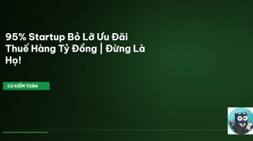 ưu đãi thuế startup