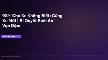 cúng xe mới