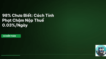 phạt chậm nộp thuế