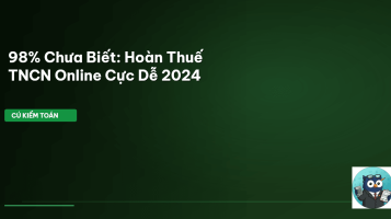 hoàn thuế TNCN online 2024