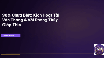 phong thủy tháng 4