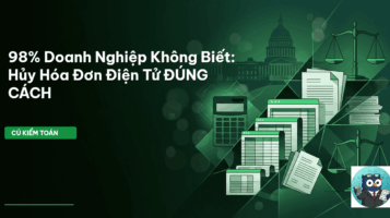 hủy hóa đơn điện tử