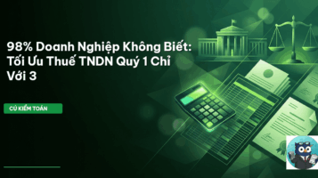 Thuế TNDN tạm tính quý 1