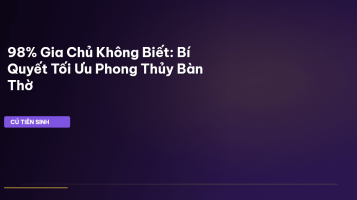 phong thủy bàn thờ