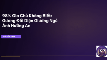 gương đối diện giường ngủ