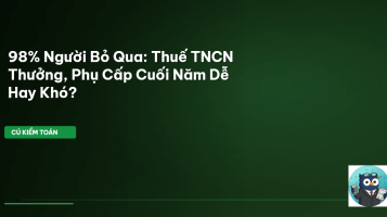 thuế tncn thưởng