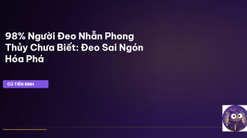 Nhẫn phong thủy