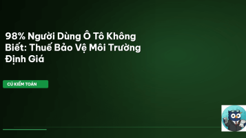 thuế bảo vệ môi trường