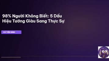 tướng người giàu sang