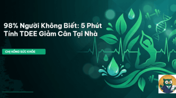 tính TDEE giảm cân