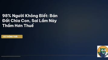 bán đất chia con