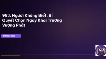 xem ngày tốt khai trương