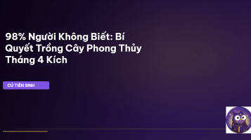 cây phong thủy tháng 4