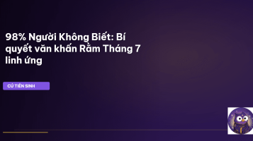 văn khấn rằm tháng 7