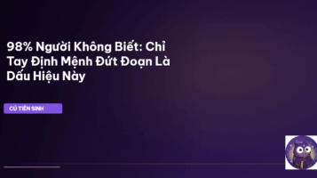 chỉ tay định mệnh đứt đoạn