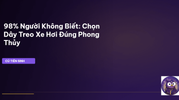 dây treo phong thủy xe hơi