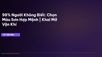 màu sơn hợp mệnh