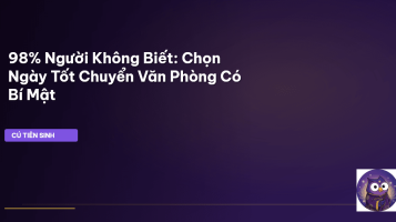 chọn ngày tốt chuyển văn phòng