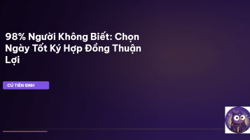 ngày tốt ký hợp đồng