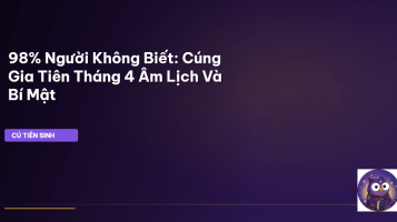 cúng gia tiên tháng 4 âm lịch