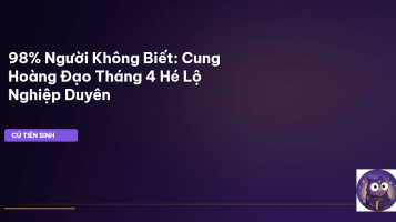 Cung Hoàng Đạo Tháng 4