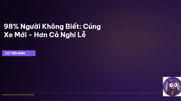 cúng xe mới