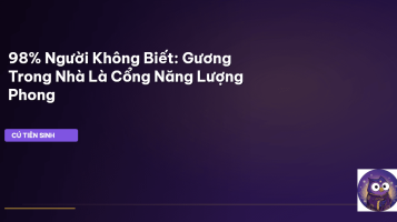 phong thủy gương