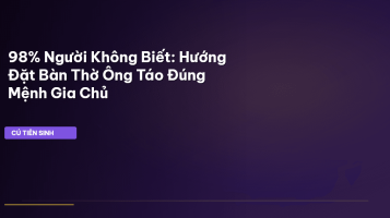 hướng đặt bàn thờ ông táo