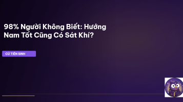 phong thủy nhà hướng Nam
