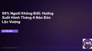 phong thủy tháng 4