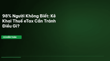 kê khai thuế eTax