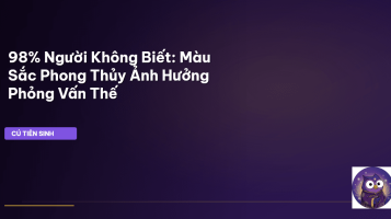 màu sắc phong thủy phỏng vấn