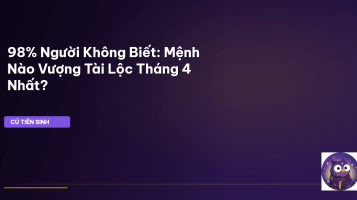 vượng tài lộc tháng 4