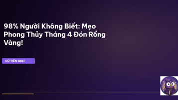 phong thủy tháng 4
