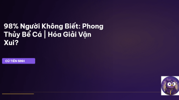 phong thủy bể cá