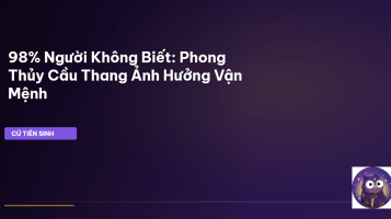 phong thủy cầu thang