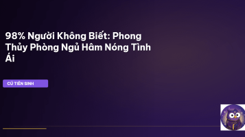 phong thủy phòng ngủ vợ chồng