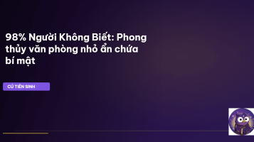 phong thủy văn phòng nhỏ