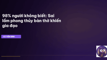 phong thủy bàn thờ